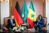 الرئيس السنغالي ماكي صال والمستشار الألماني أولاف شولتس