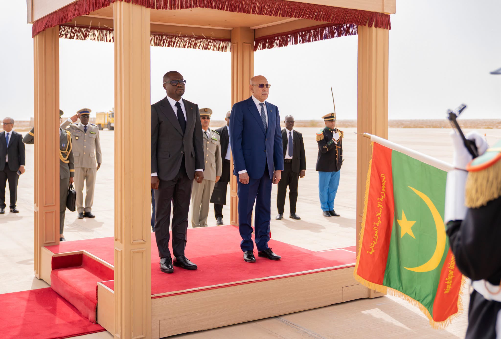 الرئيس غزواني يستقبل نظيره البنيني في مستهل زيارة عمل لنواكشوط