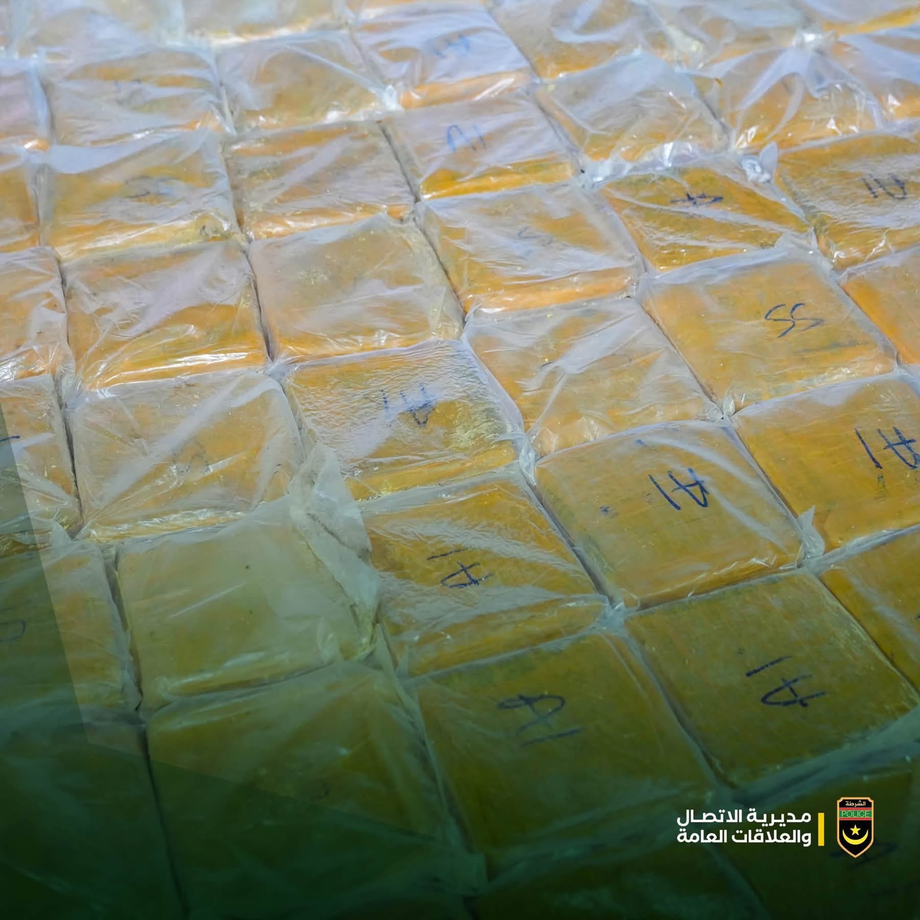 الشرطة: ضبطنا 202 كغ من المخدرات خلال أسبوع
