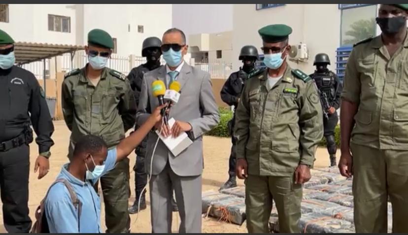 جانب من النقطة الصحفية لوكيل الجمهورية بنواكشوط الغربية ـ (المصدر: الإنترنت)